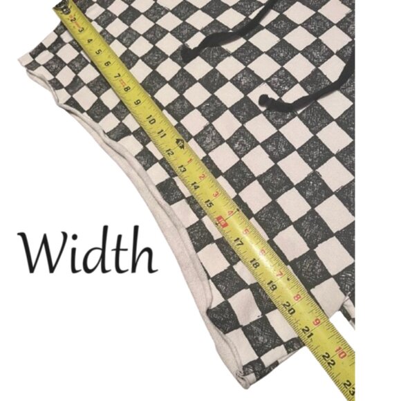 Oversized Checkered Cut Out Bolero Crop Top Hoodie - Picture 3 of 6